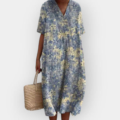 Floral dress for warm days