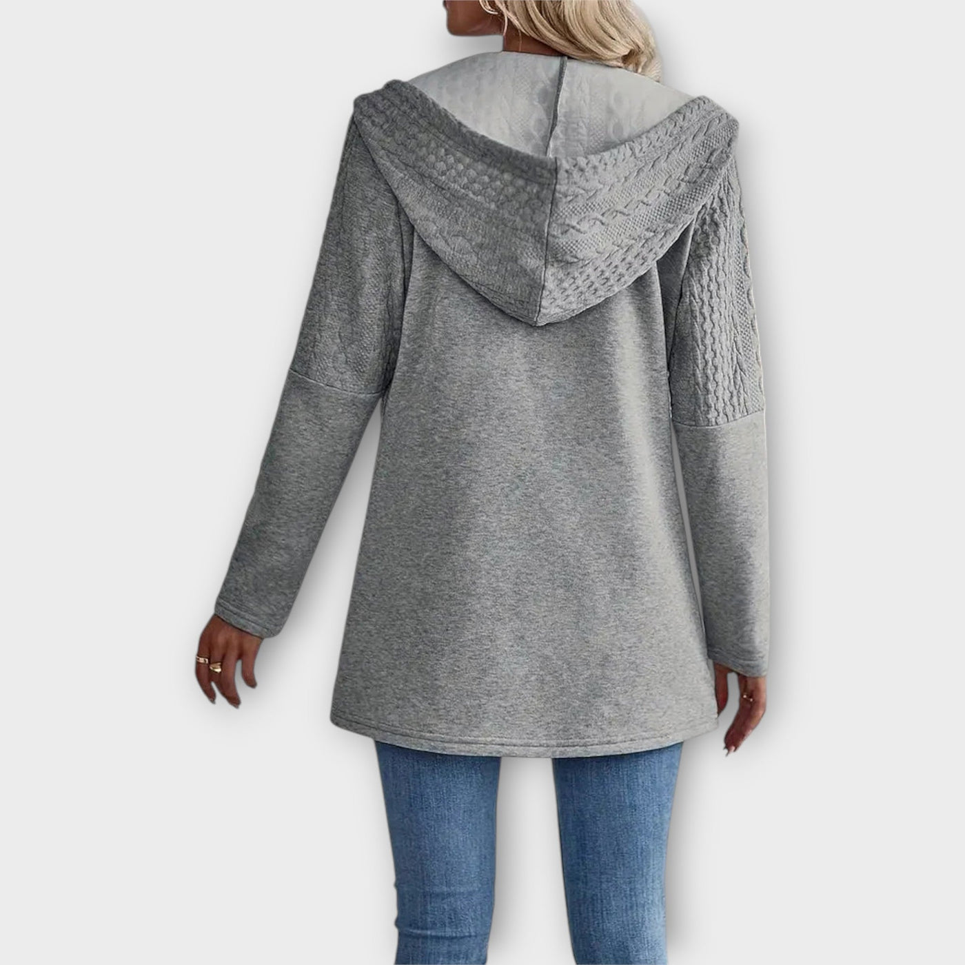 Stylish hooded jacket with modern details