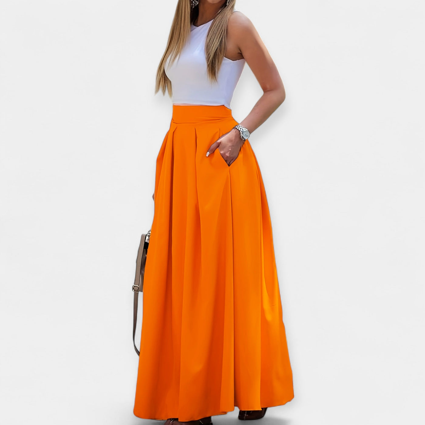 Elegant midi skirt