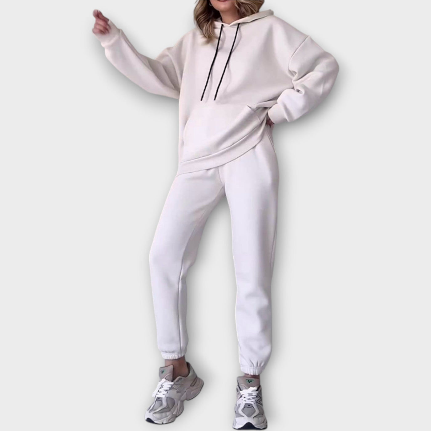 Loose-fitting tracksuit set