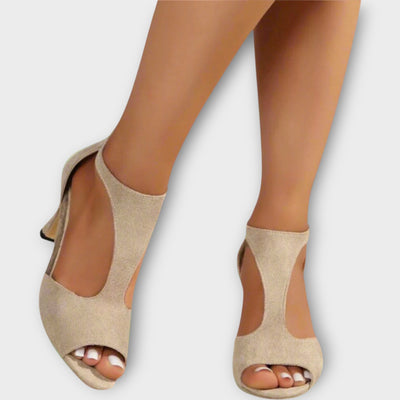 Stylish and comfortable heeled sandals