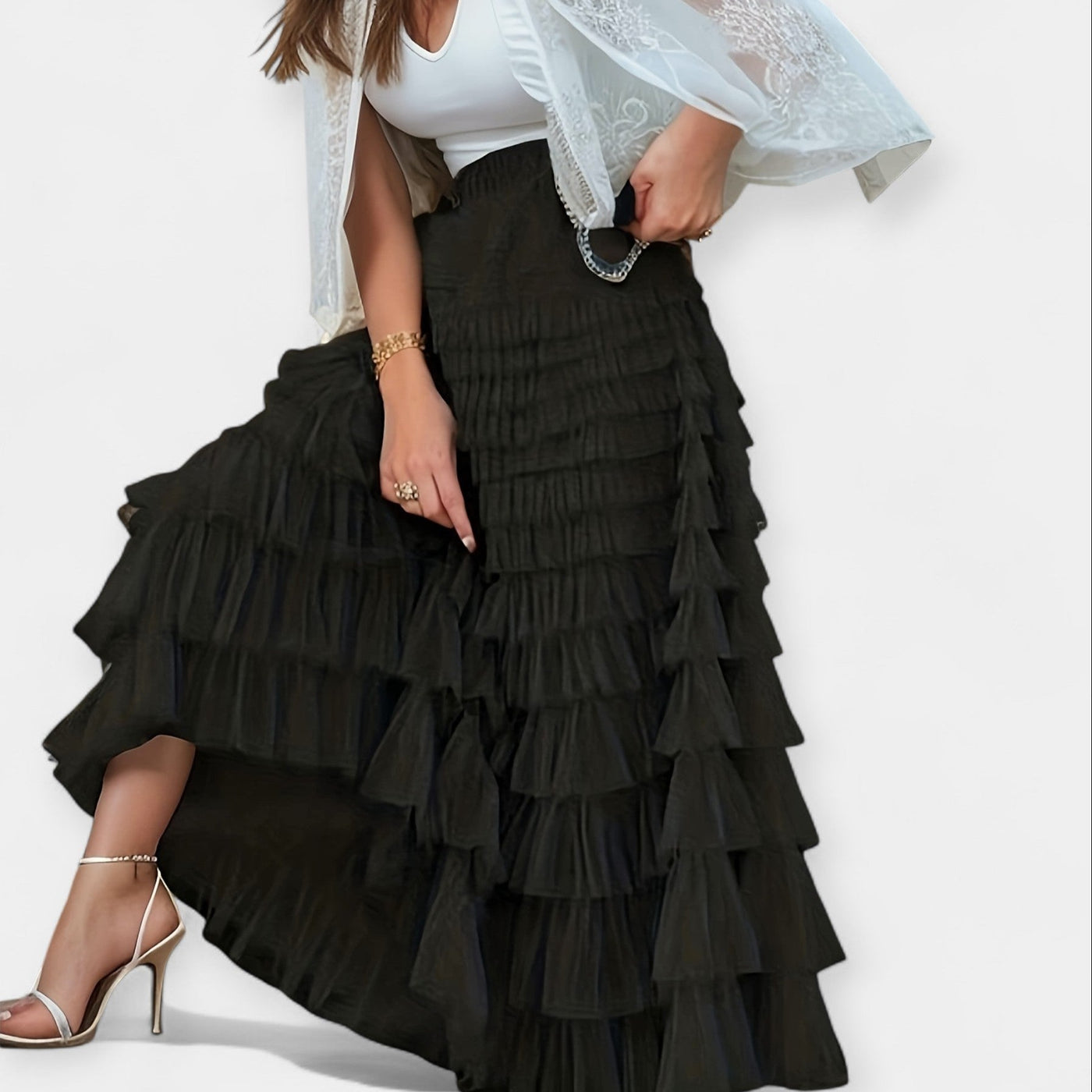 Elegant tulle skirt