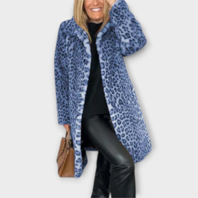 Leopard print coat