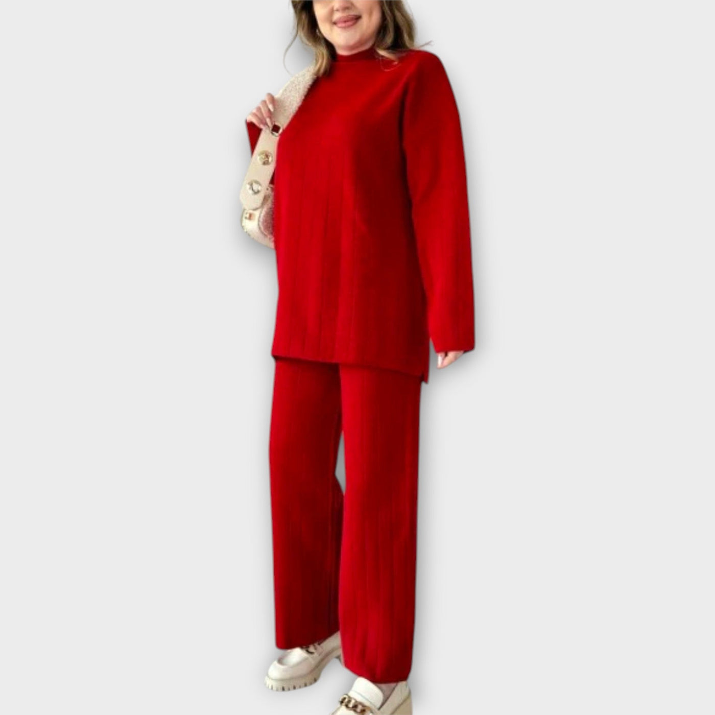 Knitted loose-fitting set