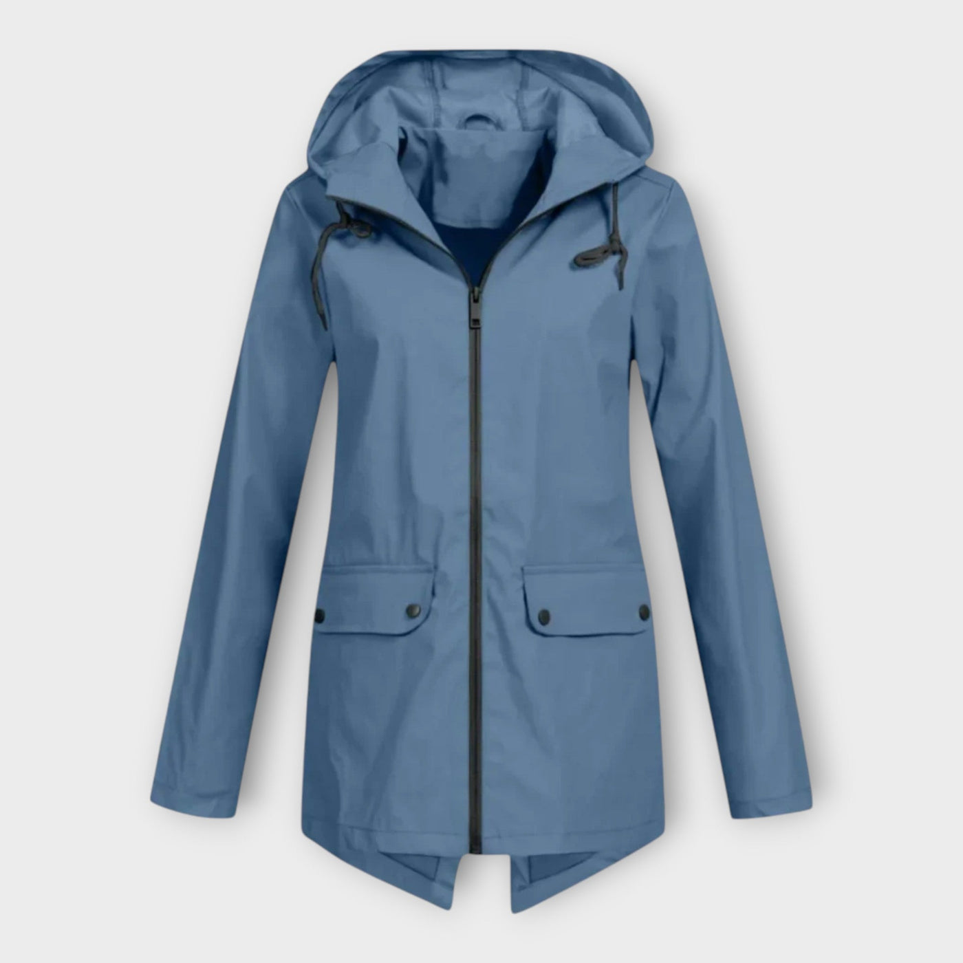 Stylish waterproof hooded jacket