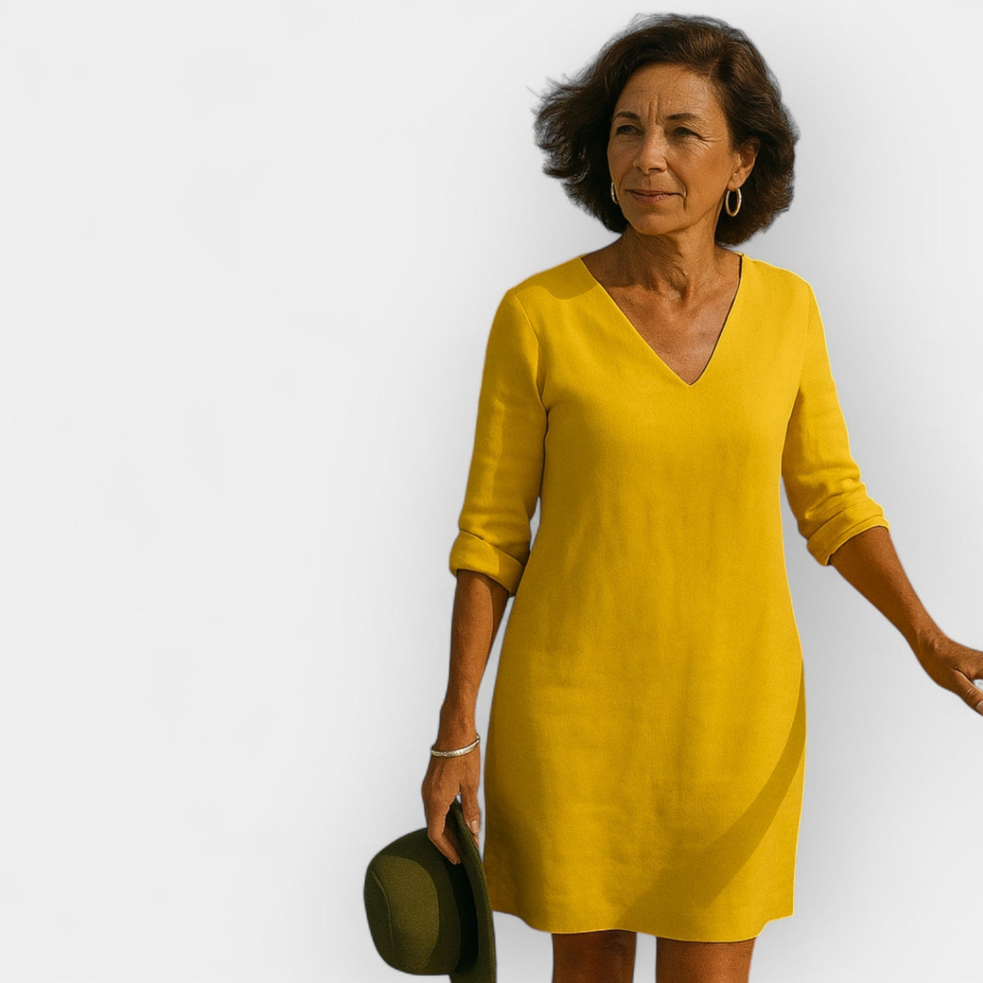 Summer dress with a carefree style