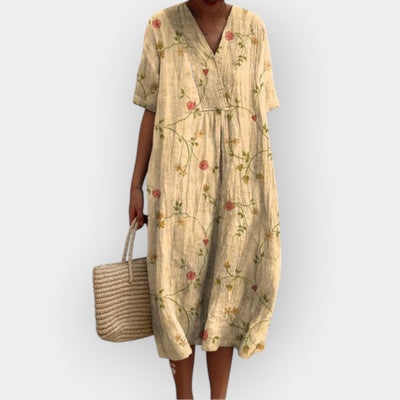 Floral dress for warm days