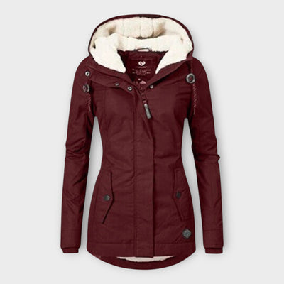 Padded and waterproof winter jacket