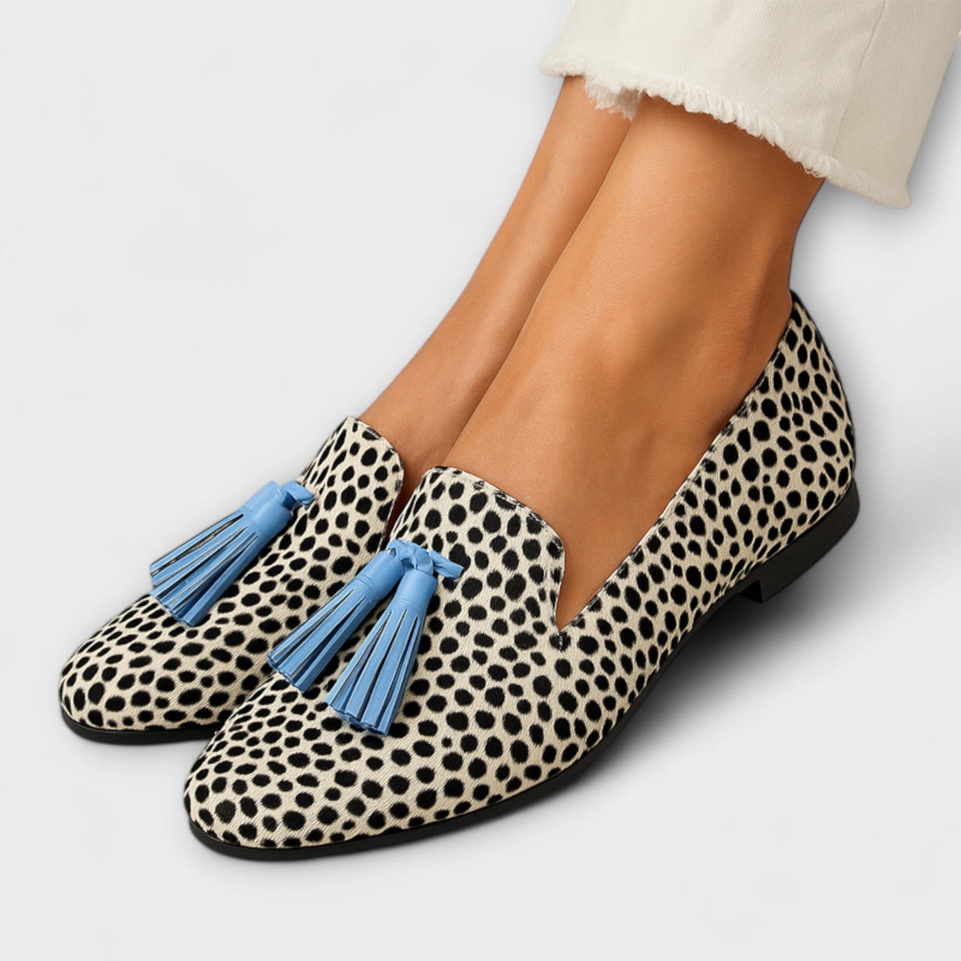 Spotted playful loafers