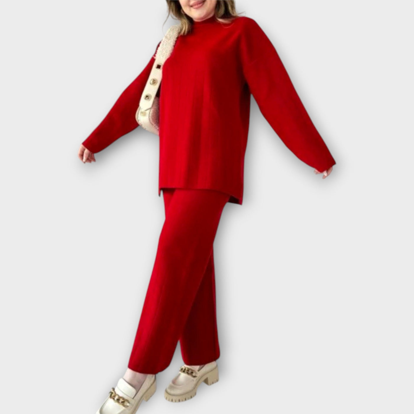 Knitted loose-fitting set