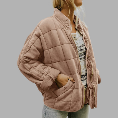 Stylish square quilted jacket
