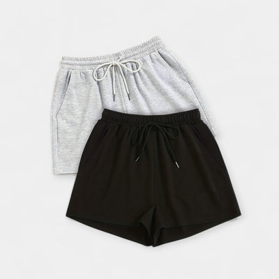 Summer shorts with drawstring