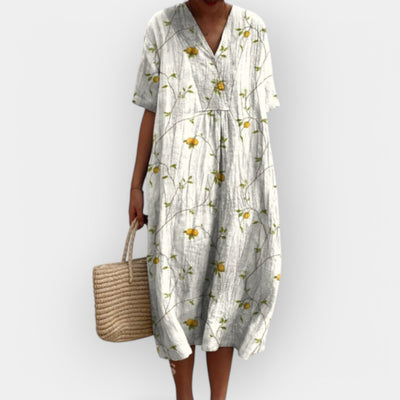 Floral dress for warm days