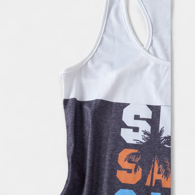 Summer palm tree set