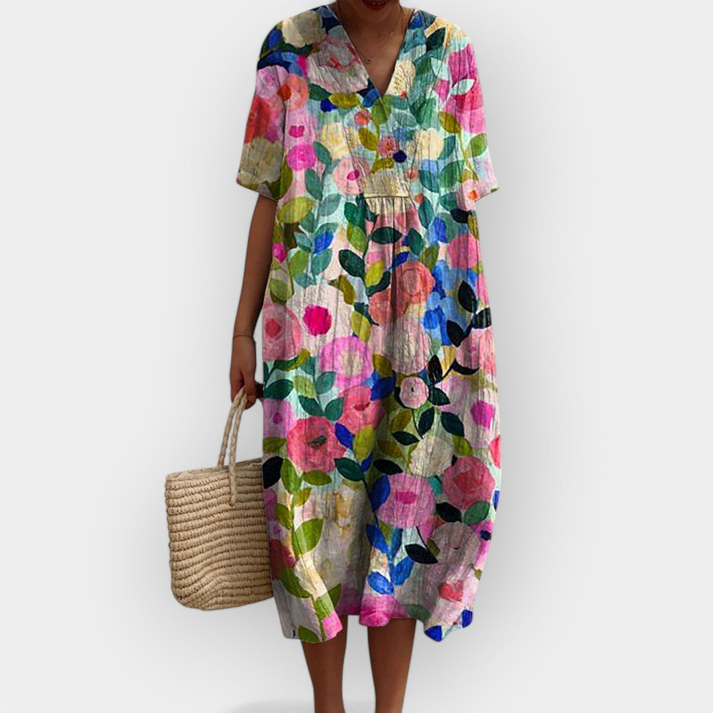 Floral dress for warm days