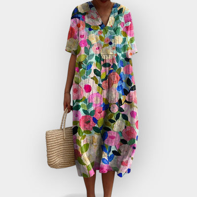 Floral dress for warm days