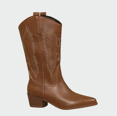 Leather Western Cowgirl Boots