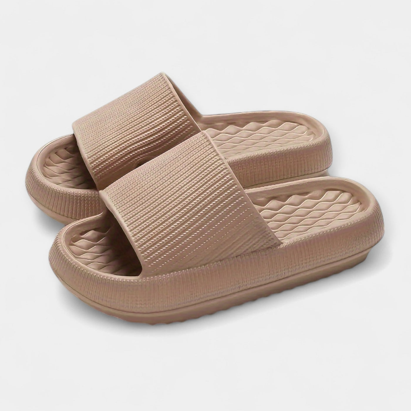 Cushioned Texture Comfort Slide Sandals