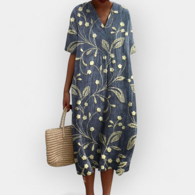 Floral dress for warm days