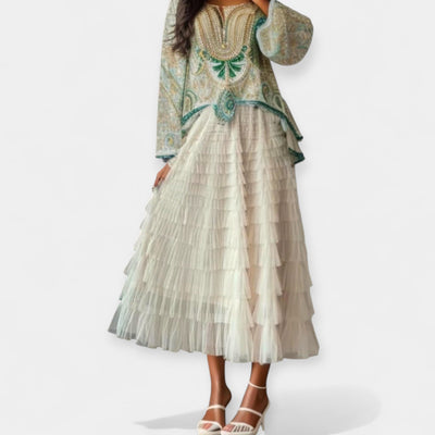 Elegant tulle skirt