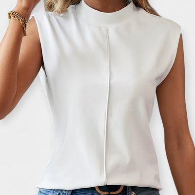 Elegant sleeveless shirt