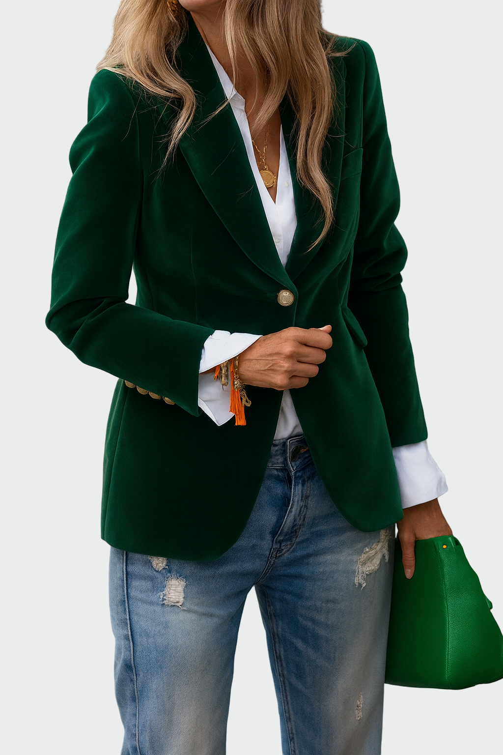 Luxurious lined blazer