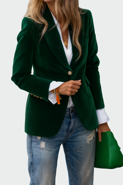 Luxurious lined blazer