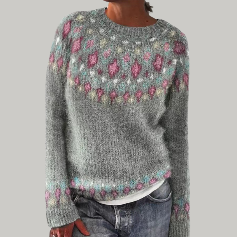 Elegant knitted sweater