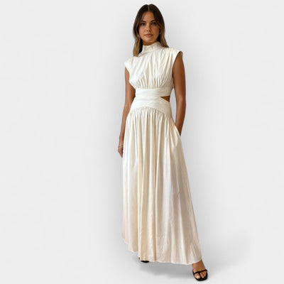 Elegant dress with cut-out details