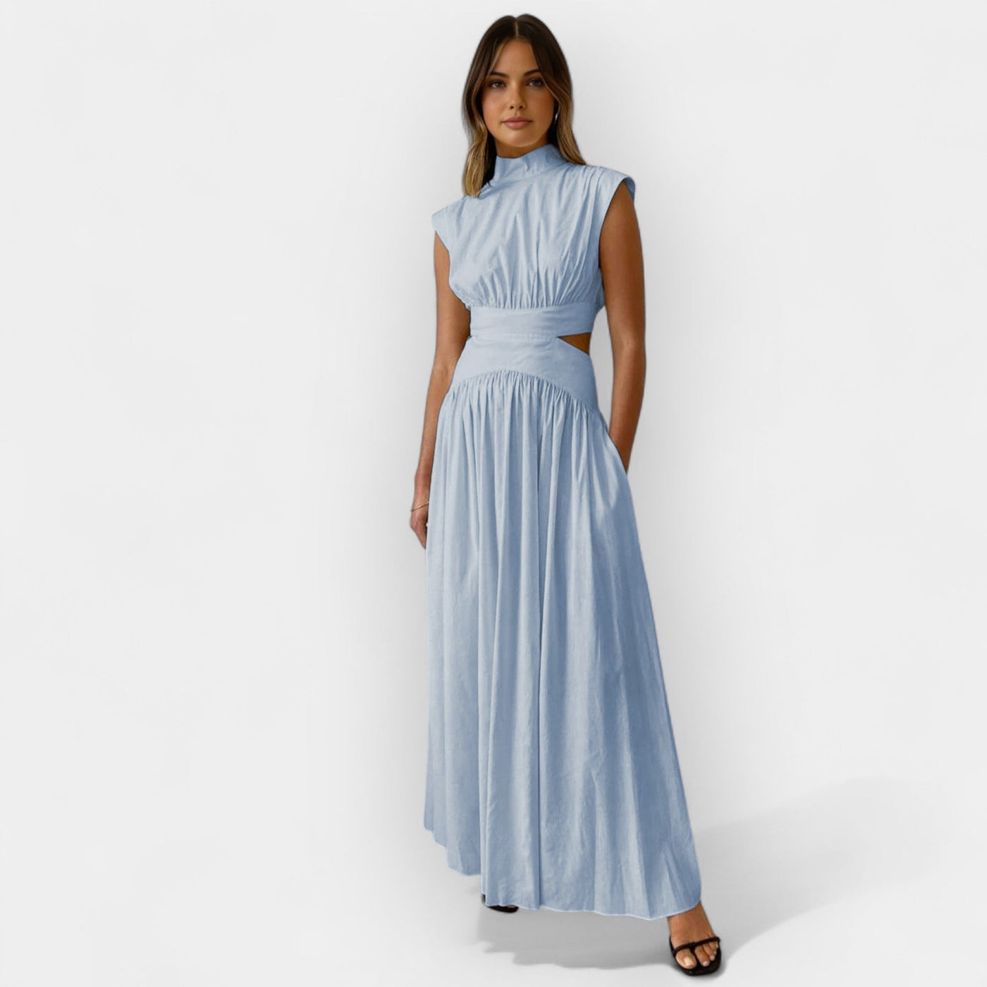 Elegant dress with cut-out details