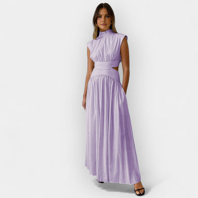 Elegant dress with cut-out details