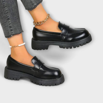 Chunky platform loafers