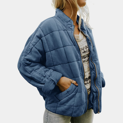 Stylish square quilted jacket