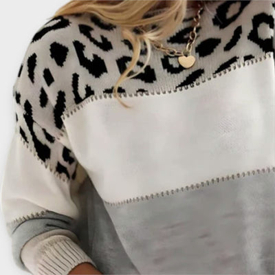 Comfy leopard print sweater