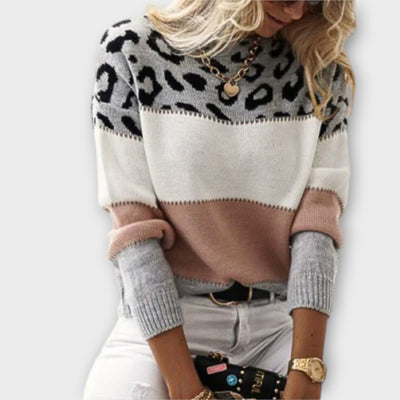 Comfy leopard print sweater