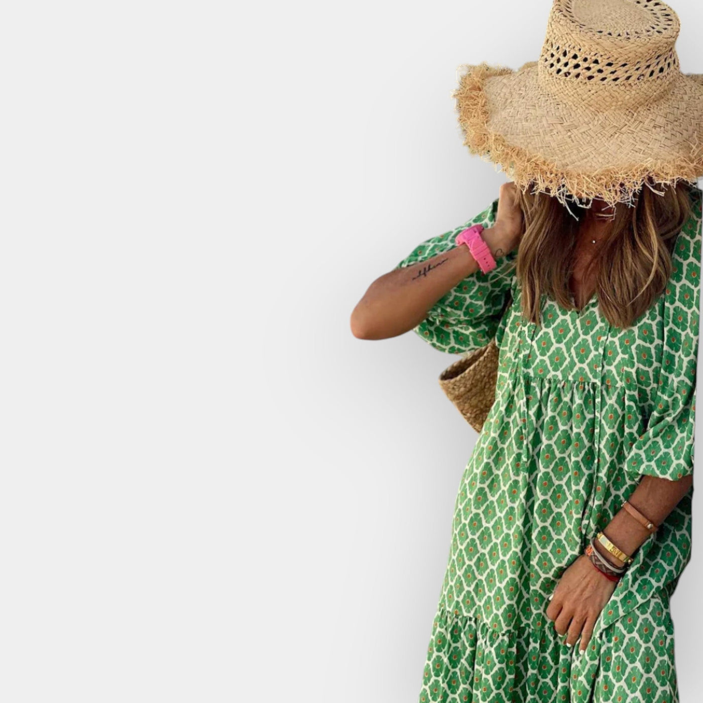 Floral patterned dress