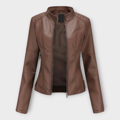 Elegant leather jacket
