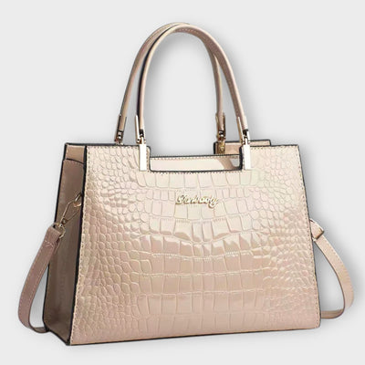Shiny Croco handbag