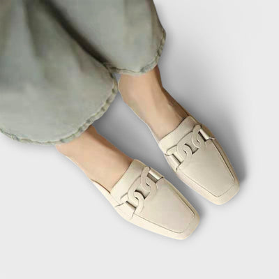 Comfortable square-toe loafers