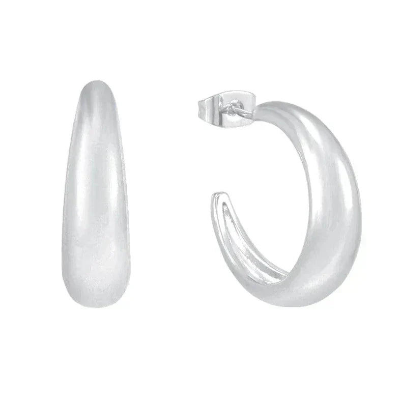 Earrings with hoops