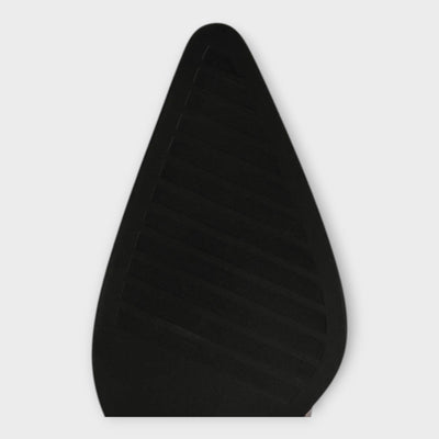 Knee-height leather boots with crocodile pattern