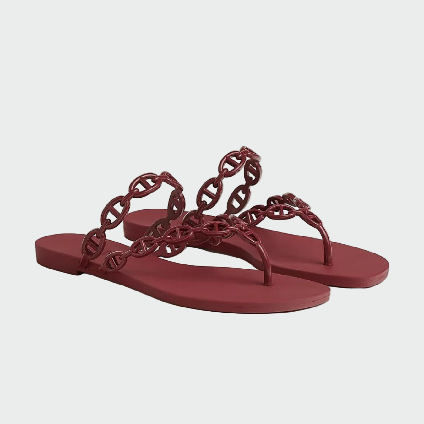 Chic Chain-Link Sandals