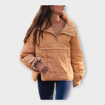 Quilted jacket with hood