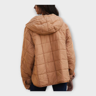 Quilted jacket with hood