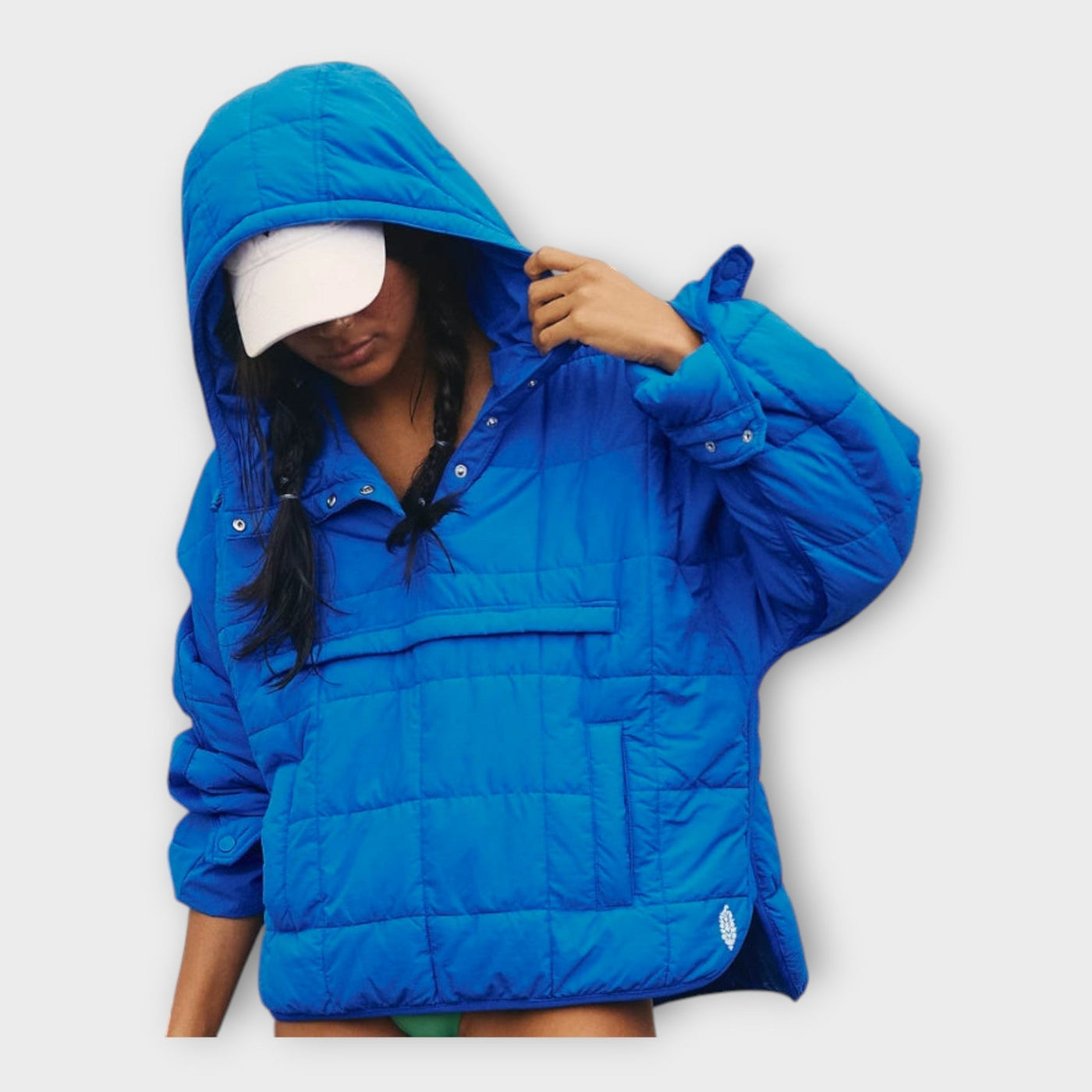 Quilted jacket with hood