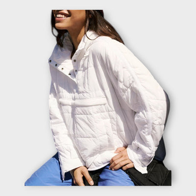 Quilted jacket with hood
