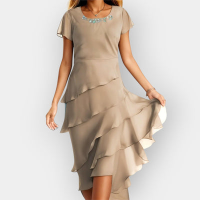 Airy chiffon dress