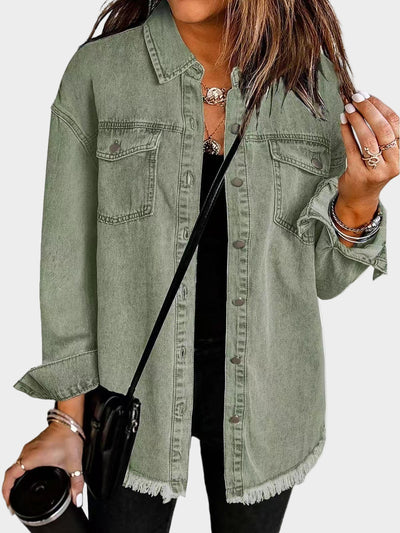 Oversized denim jacket