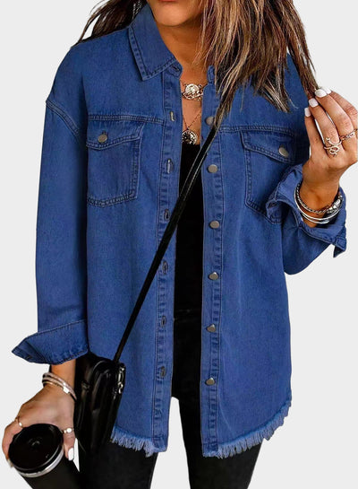 Oversized denim jacket