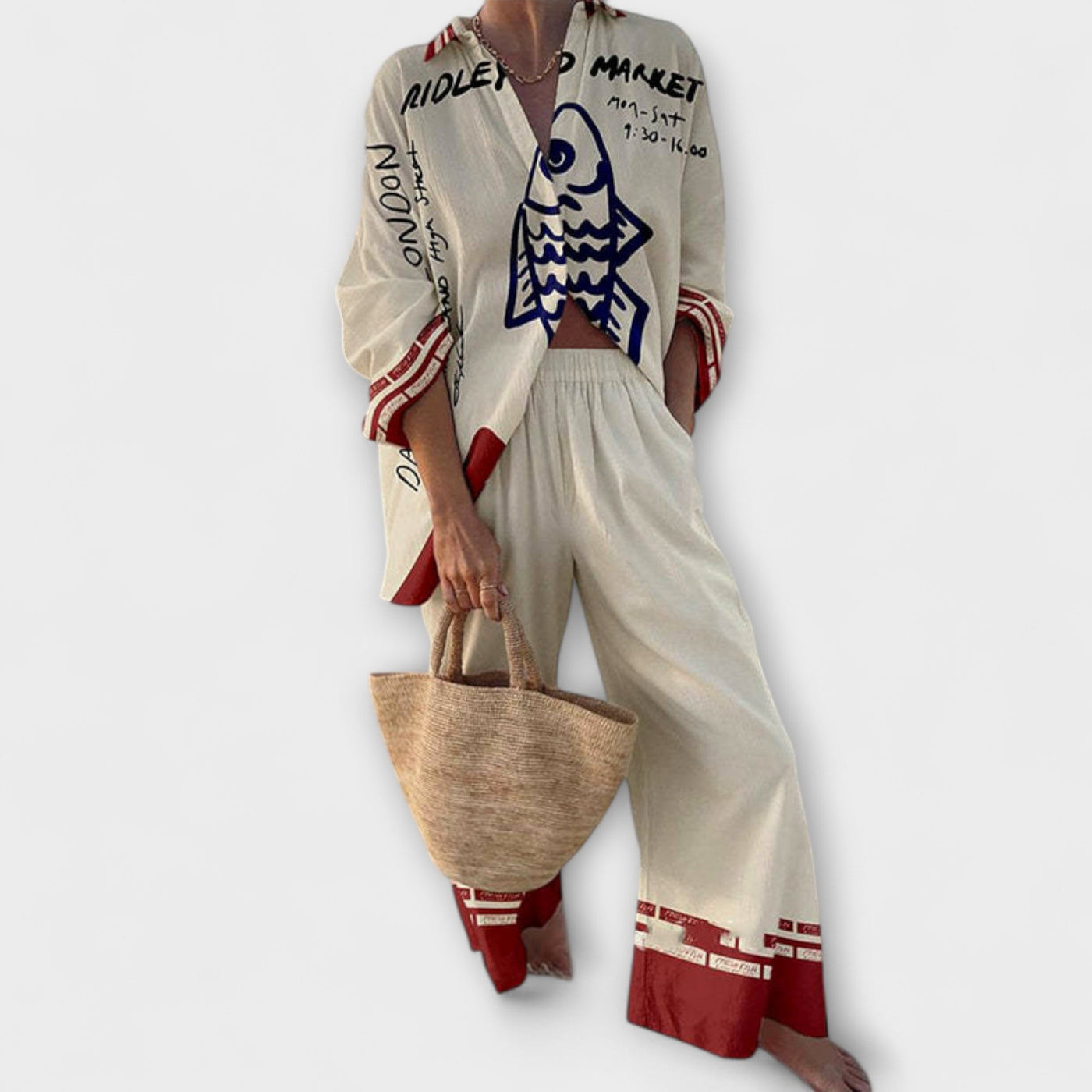 Relaxed set with a nautical touch